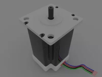 motor pap paso a paso Free 3D model