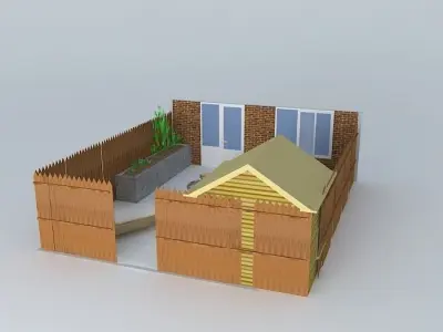 Backyard Appi Free 3D model