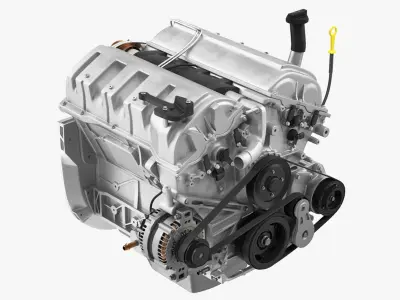 Car Engine 3D model buy