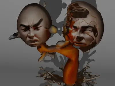 FANTASTIC EGGS Free 3D model