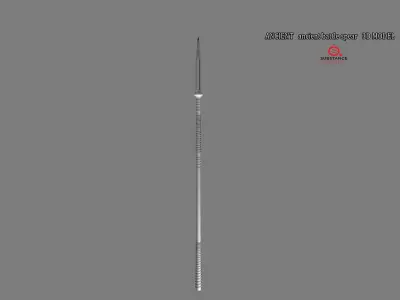 Ancient Battle Spear  3D MODEL Low-poly 3D model