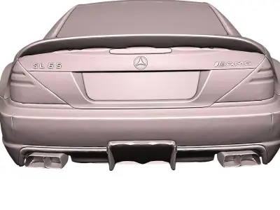 Mercedes SL 65 AMG Luxury Car 3D Print Model 3D print model