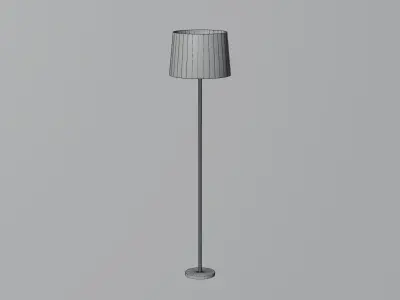 Free Standing lamp Free low-poly 3D model