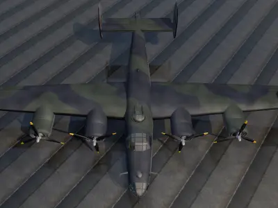 Consolidated Liberator Mk-3 - RAF 3D model