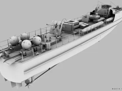 SCHNELLBOOT S100 3D model