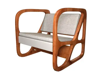 Outdoor chair for terrace or garden Obivan Naiftasarim 3D model
