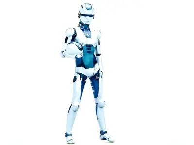 CHILD BOT V-2  Rigged for Unreal Engine - Unity - MIXAMO 3D model
