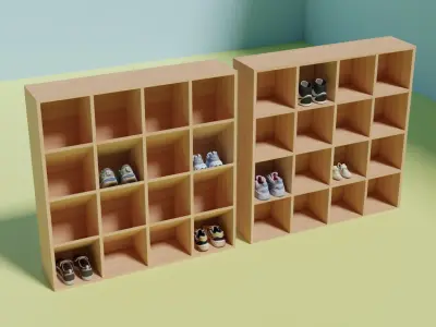 The footwear stand Free 3D model