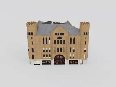 Grand Army of the Republic historical war building 3D model