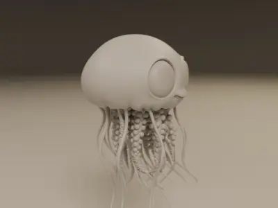 jellyfish 3D print model
