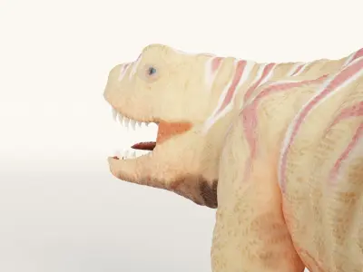 Postosuchus dinosaur 3D model