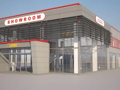 Showroom Building 3D model