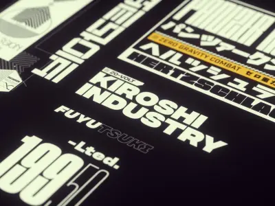 60 Cyberpunk Decals Vol-02 Texture