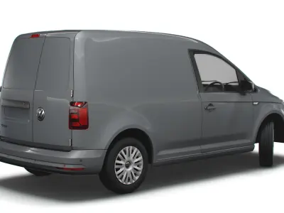 Volkswagen Caddy UK-spec Trendline 2020 3D model