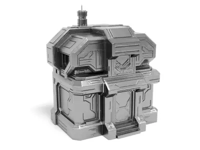 Sci-Fi House 3D print model