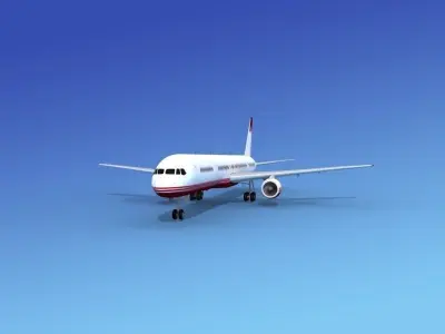 Boeing 757-300 Corporate 3 3D model