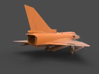 IAI Kfir 3D print model