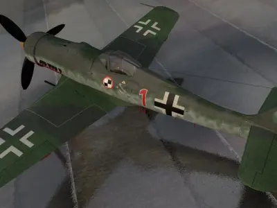 Focke-Wulf Fw-190 D-9 3D model