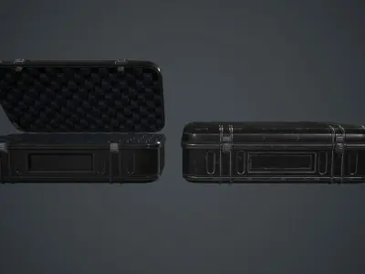 Military Weapon Case PBR Game Ready Low-poly 3D model