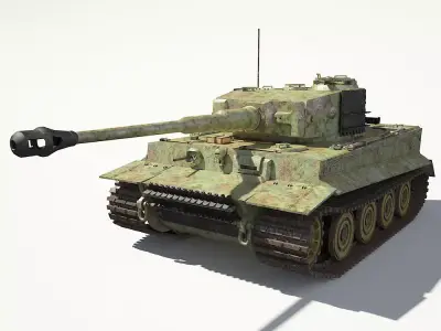 Tiger 1 Tank 3D model