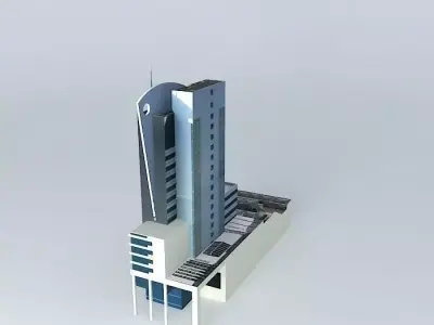Trust Business Center Free 3D model
