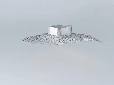 Montgrí Castle Free 3D model