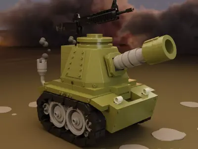 Mini Tank 3D model