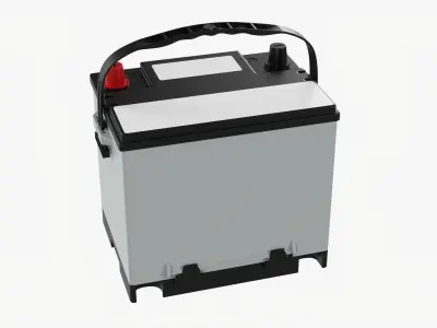 Car battery 01 3D model