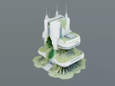 EcoSynth Nexus Tower 3D model
