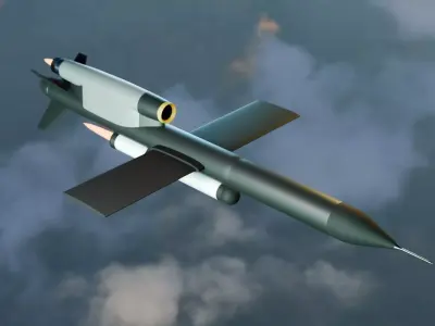 Flamingo FP-5 Low Poly Base Mesh Free 3D model