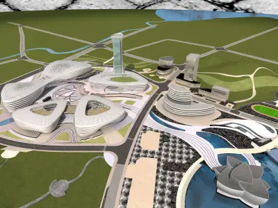 Shopping Mall 2 3D model