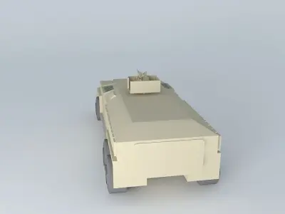 Aristo 2 armored vehicle 3D model