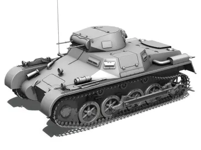 PzKpfw 1 - Panzer 1 - Ausf A 3D model