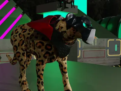 cheetah Free 3D model