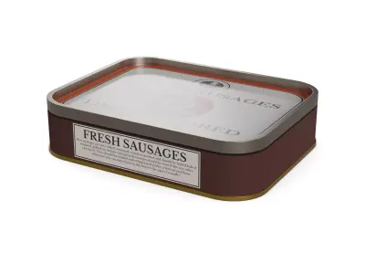 Fresh sausages Fresh Sausages 3D model