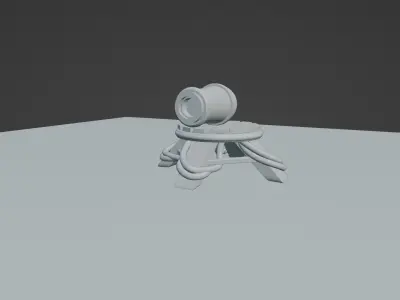 The beast hammer on stool 3D model