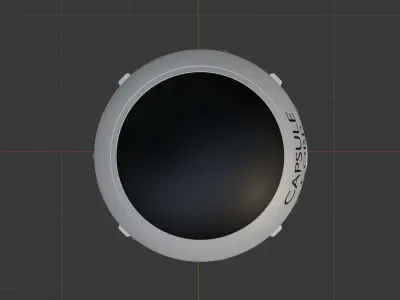 Dragon ball z Capsule corp spaceship 3D model