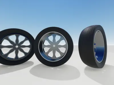 car tire Free 3D model