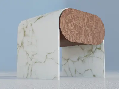 bedside minimlaist  Free low-poly 3D model