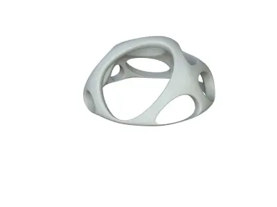 SciFi Cube Object No 55137 Low Poly Shape Low-poly 3D model