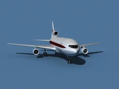 Lockheed L-1011-50 Trans World 1 3D model