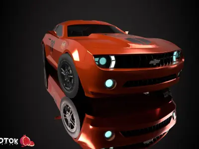 Chevrolet Camaro Free low-poly 3D model