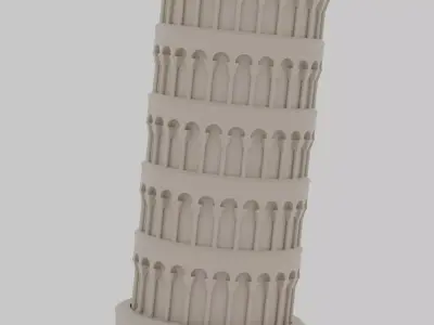Leaning Tower of Pisa 3D model