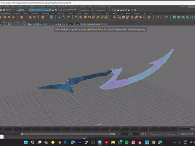 slicer sword model Low-poly 3D model