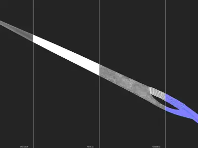 Sword - Goblin Low-poly 3D model