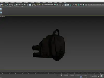 Leg Bag Low-poly 3D model
