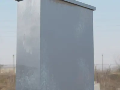 Electrical Control Box Free low-poly 3D model