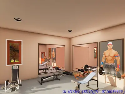 Fitness Center 3D model