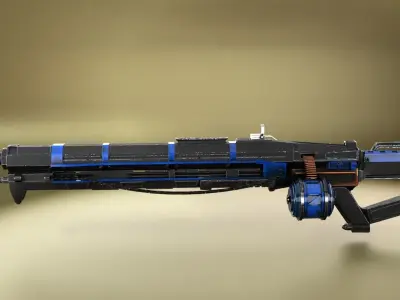 ThunderLord-HeavyGun Low-poly 3D model