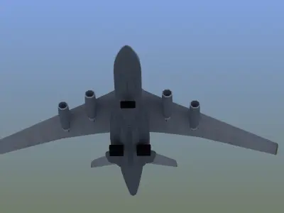 A50 Mainstay AWACS LD1 Low-poly 3D model